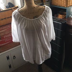 Sundance White Summer Blouse